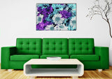 Bild Geschenk Blumen 1 Leinwandbild AK ART Wanddeko Wandbild Made in Germany XXL