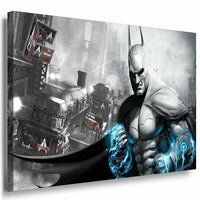 Batman Game Abstrakt Leinwandbild AK Art Bilder Leinwand Bild Mehrfarbig TOP XXL