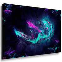 Farbe Abstrakt Leinwandbild AK Art Bilder Mehrfarbig Wandbild TOP XXL