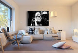 Star Wars Stormtrooper Leinwandbild AK ART Bilder Schwarz Weiss Wandbild
