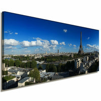 Paris Leinwandbild AK Art Bilder Mehrfarbig Wandbild Kunstdruck Panorama TOP XXL