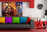 Pinocchio Leinwandbild AK Art Bilder Mehrfarbig Wandbild Premium Kunstdruck XXL