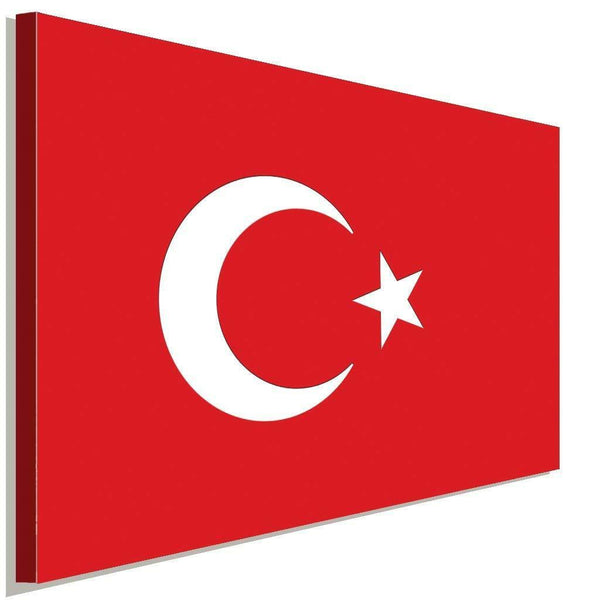 Flagge Turkei Leinwandbild AK ART Wanddeko Wandbild Made in Germany TOP XXL