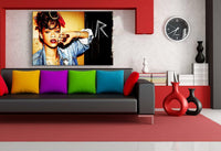 Rihanna Leinwandbild AK Art Bilder Mehrfarbig Wandbild Wanddeko Kunstdruck XXL 1