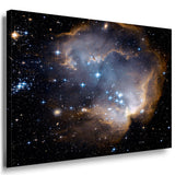 Galaxie Nebel AK ART Kunstdruck Leinwandbilder Mehrfahrbig Wandbild Wanddeko XXL