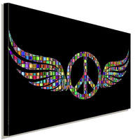 Peace Engel Fluegel Weis Leinwandbild AK Art Bilder Wanddeko Wandbild Kunstdruck 2