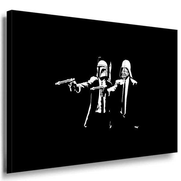 Star Wars Banksy Leinwandbild AK Art Bilder Mehrfarbig Kunstdruck Streetart XXL