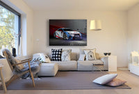 Lexus RC F GT3 Leinwandbild AK ART Kunstdruck Mehrfarbig Wandbild Wanddeko XXL