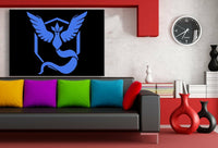 Pokemon GO Team Blau Arktos Leinwandbild AK ART Wanddeko Wandbild Kunstdruck TOP