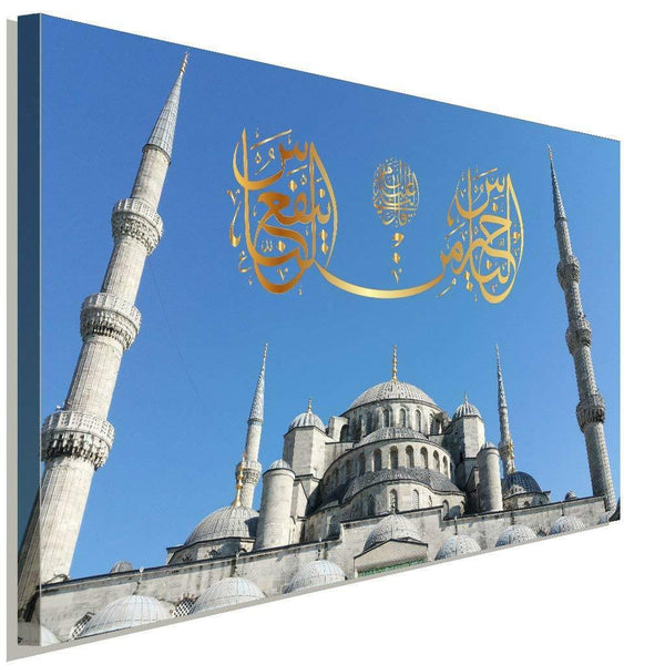 Istanbul Blaue Moschee Turkei Islam Leinwandbild AK ART Wanddeko Wandbild XXL