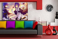 Anime Liebespaar Leinwandbild AK Art Bilder Mehrfarbig Wandbild Premium XXL