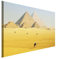 Pyramiden Wuste Leinwandbild AK Art Bilder Wanddeko Wandbild Premium Kunstdruck