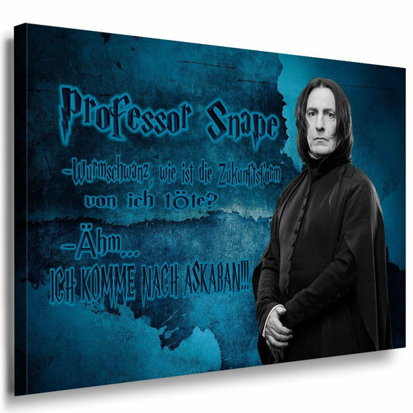 Alan Rickman Mr Snape Harry Potter Leinwandbild AK Art Bilder Mehrfarbig 1