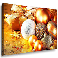 Weihnachtsschmuck Leinwandbild AK Art Bilder Mehrfarbig Wandbild