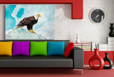 Adler Leinwandbild AK Art Bilder Mehrfarbig Wandbild Kunstdruck Wanddeko TOP XXL 2