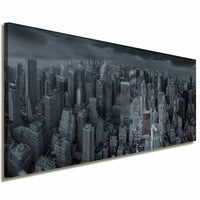 New York Leinwandbild AK Art Bilder Mehrfarbig Wandbild Kunstdruck Panorama XXL 1