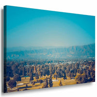 Landschaft Wald Leinwandbild AK Art Bilder Mehrfarbig Kunstdruck XXL Wandbild