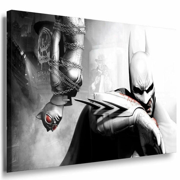 Batman Catwoman Abstrakt Leinwandbild AK ARTBilder Leinwand Bild Me