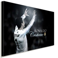Cristiano Ronaldo Fussballspieler Leinwandbild AK ART Wanddeko Wandbild TOP XXL