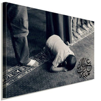 Beten Islam religion Ramadan Kind Leinwandbild AK ART Wanddeko Wandbild TOP XXL