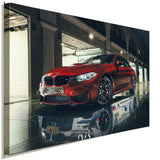 BMW M5 Leinwandbild AK ART Kunstdruck Mehrfarbig Wandbild Wanddeko TOP XXL