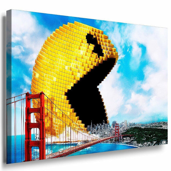 Pixels Leinwandbild AK Art Bilder Mehrfarbig Wandbild Top Geschenk XXL Deko
