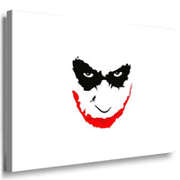 Joker Leinwandbild AK Art Bilder Mehrfarbig Wandbild TOP BATMAN FANART GESCHENK