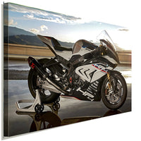 BMW H4 Bike Leinwandbild AK ART Kunstdruck Mehrfarbig Wandbild Wanddeko TOP XXL