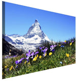 Zugspitze Berg Leinwandbild AK Art Bilder Wanddeko Wandbild Premium Kunstdruck