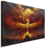 Phoenix Leinwandbild AK ART Kunstdruck Mehrfarbig Wandbild Wanddeko TOP XXL