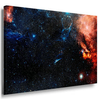 Sternenhimmel Weltraum Leinwandbild AK Art Bilder Mehrfarbig Wandbild Kunstdruck