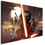 Star Wars The Force Awakens Leinwandbild AK ART Kunstdruck Wandbild Wanddeko XXL