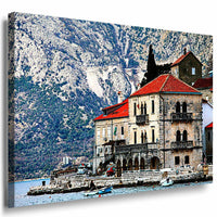 Montenegro Leinwandbild AK Art Bilder Mehrfarbig Wandbild Kunstdruck Wanddeko