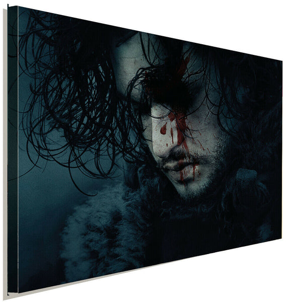 Gmae of Thrones Jon Snow Leinwandbild AK ART Kunstdruck Wandbild Wanddeko XXL