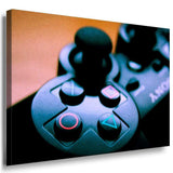 PlayStation Joystick Leinwandbild AK Art Bilder Mehrfarbig Wandbild XXL