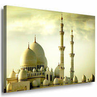 Moschee Leinwandbild AK Art Bilder Mehrfarbig Wandbild Kunstdruck Wanddeko XXL