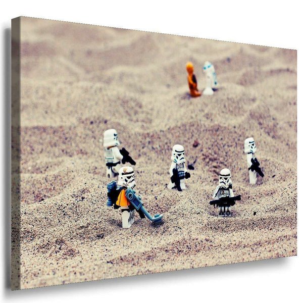Star Wars Leinwandbild AK Art Bilder Mehrfarbig Wandbild LEGO FANART TOP XXL
