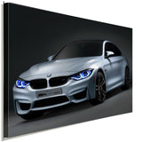 BMW M4 Iconic Leinwandbild AK ART Kunstdruck Mehrfarbig Wandbild Wanddeko XXL