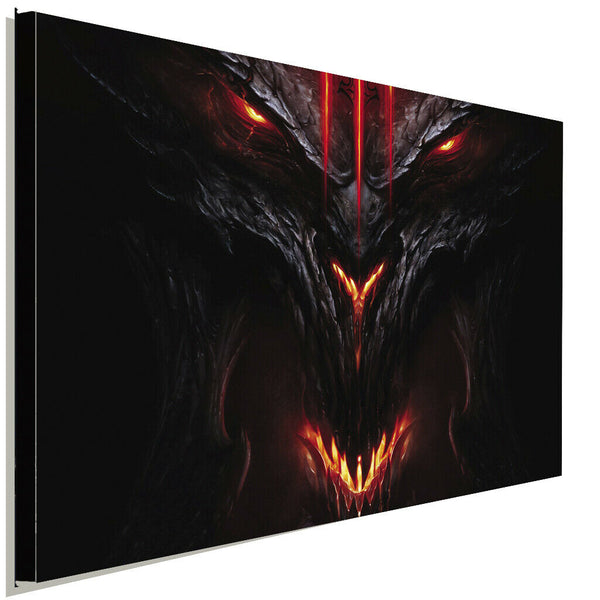 Diablo III Leinwandbild AK ART Kunstdruck Mehrfahrbig Wadbild Wanddeko TOP XXL