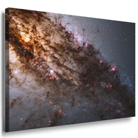 Galaxie Nebel Sternhaufen Spiegelung Leinwandbild AK Art Bilder Mehrfarbig XXL