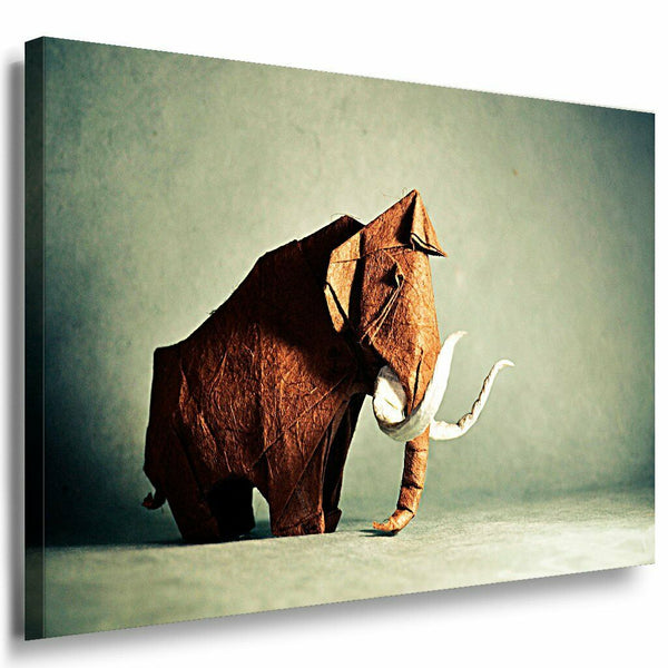 Mammut Abstrakt Leinwandbild AK Art Bilder Mehrfarbig Wandbild Kunstdruck XXL