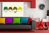 The Beatles Leinwandbild AK Art Bilder Mehrfarbig Wandbild Wanddeko Kunstdruck