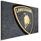 Lamborghini Logo Leinwandbild AK ART Kunstdruck Mehrfarbig Wandbild Wanddeko XXL