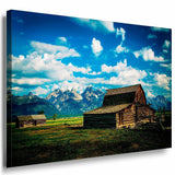 Valley Montains Sky Leinwandbild AK Art Bilder Mehrfarbig Wandbild Kunstdruck