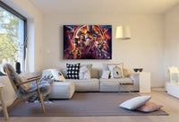 Avangers Infinity War Leinwandbild AK ART Kunstdruck Mehrfarbig Wandbild XXL