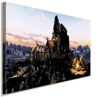 Skyrim The Elder Scrolls AK Art Bilder Premium Kunstdruck Leinwandbilder XXL