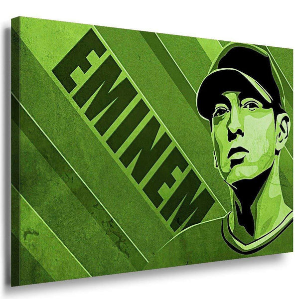 Eminem Leinwandbild AK Art Bilder Mehrfarbig Wandbild Kunstdruck Wanddeko XXL