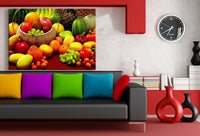 Fruchte Gemuse Leinwandbild LaraArt Bilder Mehrfarbig Wandbild