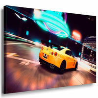 Need for Speed Car Japan Leinwandbild AKArt Bilder Leinwand Bild Mehrfarbig