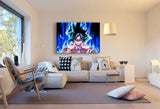 Son Goku Untra Instinkt Dragon Ball Leinwandbild AK ART Kunstdruck Wandbild XXL